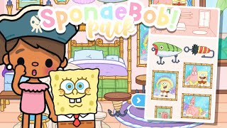 *NEW* SpongeBob Pack Out *NOW*😱 || voiced 🔊 || Toca Life World 🌎