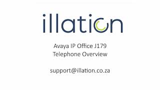 Avaya IP Office - J179 -Telephone Overview