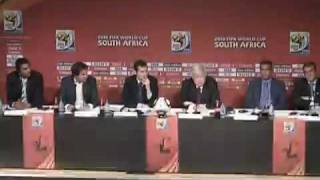 2014 Fifa World Cup Brazil Presentation For The New Emblem 08 07 2010 Spain España Holland.flv