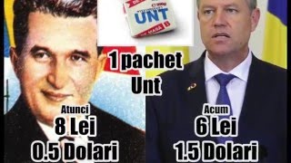 Preturi de pe vremea lui Ceausescu si Acum