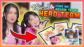 Trúc An TV Nhờ Hoạ Sĩ Vẽ 8 Idol Hero Team Phiên Bản Hoạt Hình