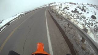 KTM 525 MXC Winter Riding