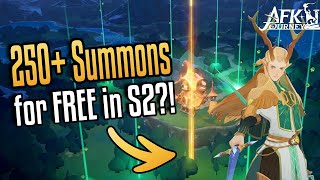 250+ FREE Summons that YOU will get too in Waves of Intrigue!!! - AFK Journey