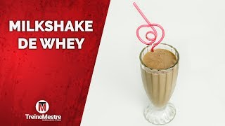 MILK SHAKE PROTEICO COM WHEY PROTEIN DE CHOCOLATE