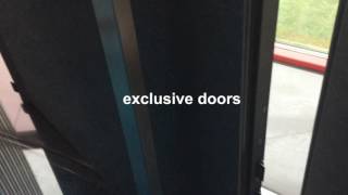 Door opened by proximity sensor Schueco DCS   eclusive doors