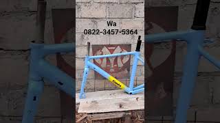 Frame Sepeda Roadbike Handmade Custom Bahan Hiten Steel #mustofacustom #sepedacustom #roadbike