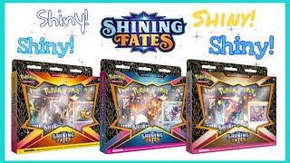 Opening 3 Shining Fates Pin Boxes