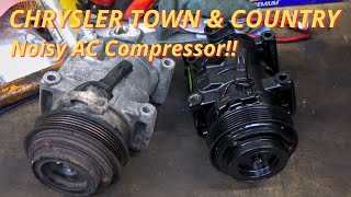 A/C Compressor Replacement on a Chrysler Town & Country - How To Replace an AC Compressor