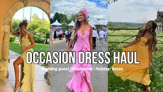 OCCASION DRESS HAUL & TRY ON! INSPO FOR WEDDING GUESTS, GRADUATION, HOLIDAY, RACES & MORE!