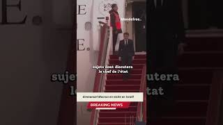 Emmanuel Macron en visite en Israël   #videoshort #shortsviral #shortvideo