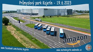 Amazon spustil provoz v Kojetíně. Na první směnu dopravily zaměstnance autobusy