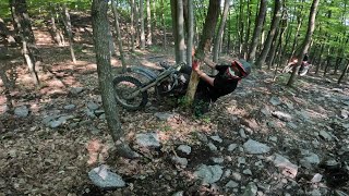 Famous Reading Outdoors single track, trails, hills on a crf450rl, cr250 and xr650l