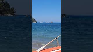 Turquoise color of water is really inviting #shorts #beachvibes #italy