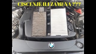 CISCENJE ILI ZAMENA ??? Filter kabine (MIKROFILTER) na BMW 520D E60