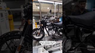 New Royal Enfield Bullet 350 Rolling Out from assembly Line vc-powerdrift #trending