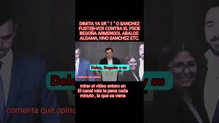 URGENTE: DIMITA YA SR "1" O SANCHEZ. FUSTER DE VOX CONTRA TODO EL PSOE, BEGO ARMENGOL, ABALOS Y MAS