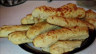 Food Storage Cheesy Garlic Bread Sticks