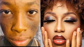 BRIDAL MAKEUP AND GELE TRANSFORMATION 🙀💉🔥 MAKEUP TUTORIAL 😍☝🏻