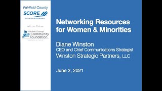 Networking Resources for Women & Minorities - Diane Winston - 060221