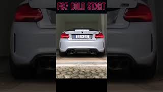 LOUD F87 M2 Competition Cold Start!! #shorts