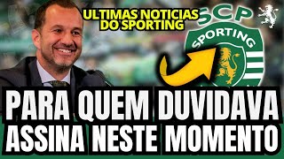 🟢⚪ EXCELENTE NOTICIA! ADEPTOS COMEMORAM! NOTÍCIAS DO SPORTING CLUBE DE PORTUGAL