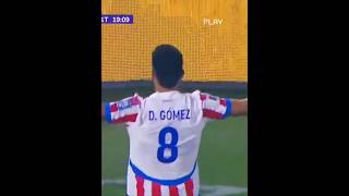 GOLAZO DE DIEGO GÓMEZ VS BRASIL #football #shorts