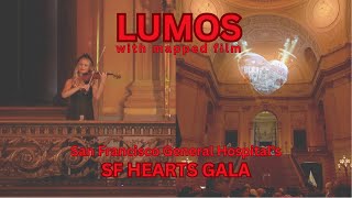 Shaina Violinista performs "Lumos" at Hearts SF Gala Fundraiser