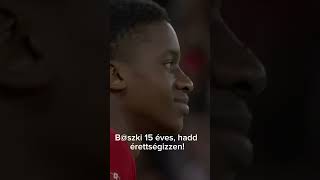 Szerintem Lecke után az Anfieldbe ment!😂😂