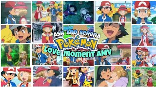 Ash and Serena AMV❤️ | all amourshiping and love moments | all deleted scene | counting stars