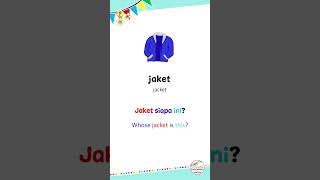 Indonesian Word of the Day 15 | Jaket #shorts #learnindonesian #easyindonesian