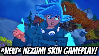 *NEW* NEZUMI ANIME SKIN + WHISPERING WIND GLIDER GAMEPLAY! - Fortnite Battle Royale