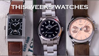 This Weeks Watches - Rolex Explorer 114270, 18ct Nomos Lamda, JLC Reverso, Seikos & More[Episode 40]