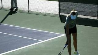 Maria Sharapova practice (3)