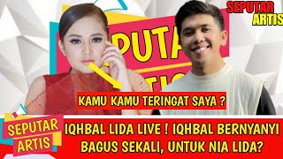 IQHBAL LIDA LIVE ! iqhbal lida bernyanyi bagus sekali, untuk nia lida?