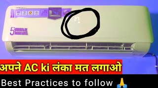 Ac Ki Watt Mat Lagao, Tips for Split Ac Users. Compressor Cycle & More