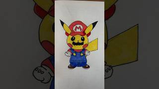 Малюємо Пікачу Маріо #mario #supermario #nintendo #supermariobros #art #shortvideo #drawing