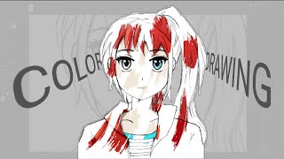 Trying to color an anime girl's face