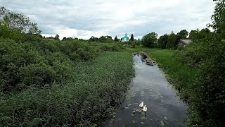 Тренировался летать под мостами, нашёл лебедей..