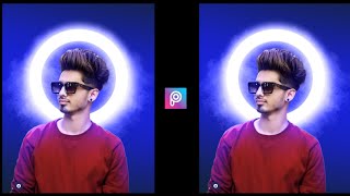 Instagram Neon Glowing Ring light Photo Editing || PicsArt Photo Editing -New Style