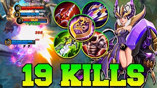 Freya One Man Army With 19 Kills - Freya Best Build 2023 Gameplay Tutorial Build Guide MLBB