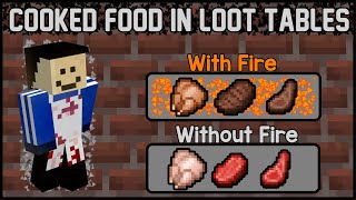 Cooked Items in Loot Tables(Mcreator 2021.2)