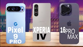 Google Pixel 9 Pro Vs Sony Xperia 1 VI Vs iPhone 16 Pro Max