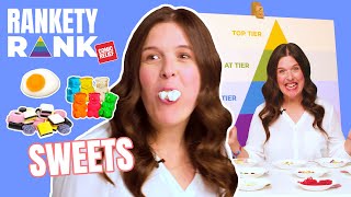 Rosie Jones tries classic UK sweets | Rankety Rank