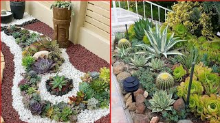 Beautiful And Gorgeous Garden Decoration with pebbles