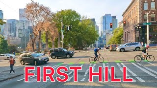 Seattle Driving Tour Beacon Hill To First Hill (Evening, Early Fall - October) 4K