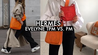 HERMÈS EVELYNE TPM VS. PM | Mini Review, What Fits & Outfit Inspiration (Feat. LXR)