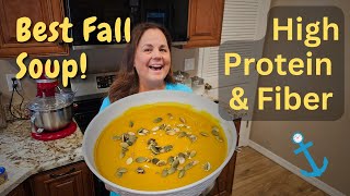 Best Roasted Pear Butternut Squash Soup! Anchor Moments is live!