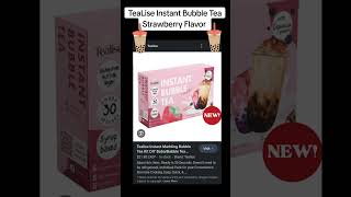 TeaLise Instant Bubble TeaStrawberry Flavor #celiacfood #celiacsundays #glutenfree #notsponsored