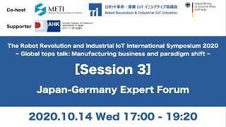 RRI International Symposium 2020 [Session 3]  Japan-Germany Expert Forum