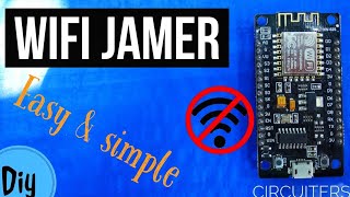 How to make wifi jammer with esp8266 nodemcu